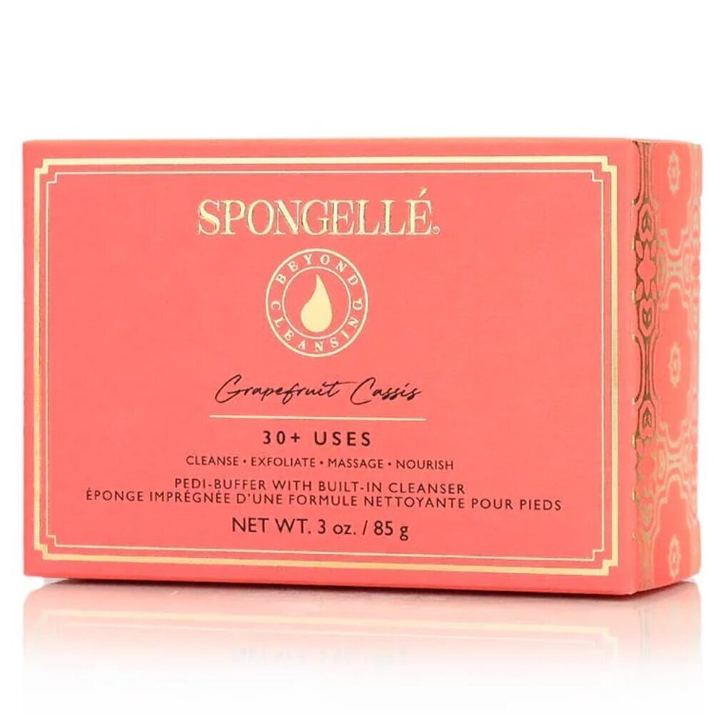 NEW Spongelle Grapefruit Cassis Pedi Buffer